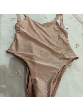 Vitamin A Peach Shimmer Swimsuit XS